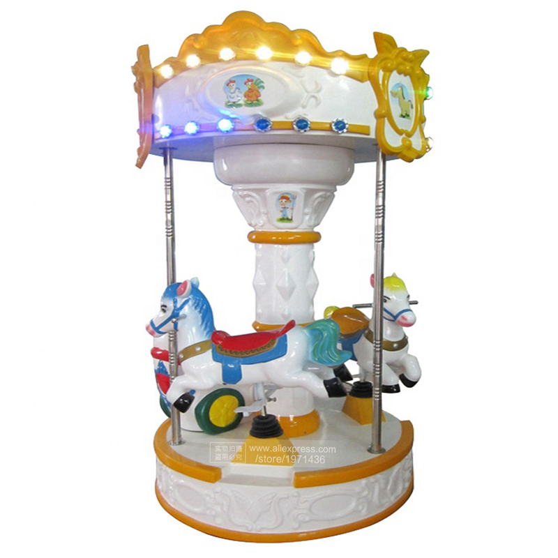 Карусель из стекловолокна, лош – обзор и цена Coin Operated Kiddie Ride