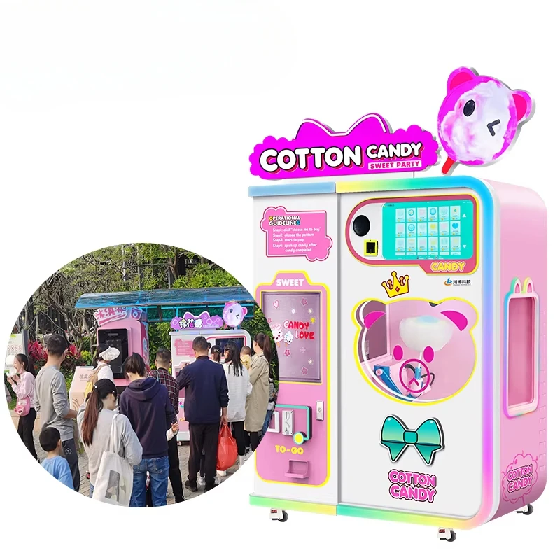 Автоматический аппарат для про – обзор и цена Candy Floss Machine